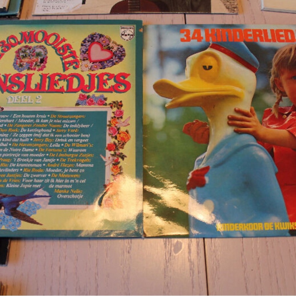Dutch records Holland music, set of 2